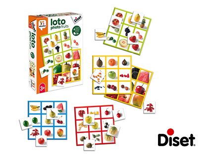 JUEGO DISET EDUCATIVO LOTO PHOTO FRUITS