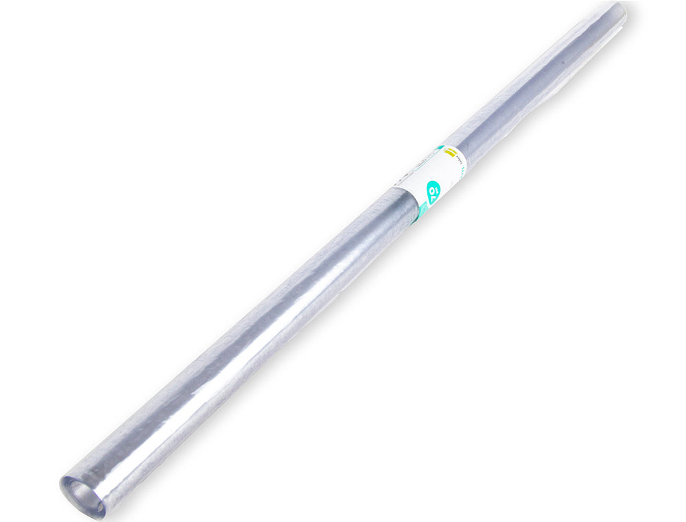ROLLO PLASTICO FORRALIBROS LIDERPAPEL 0,45X2 MT 70 MC