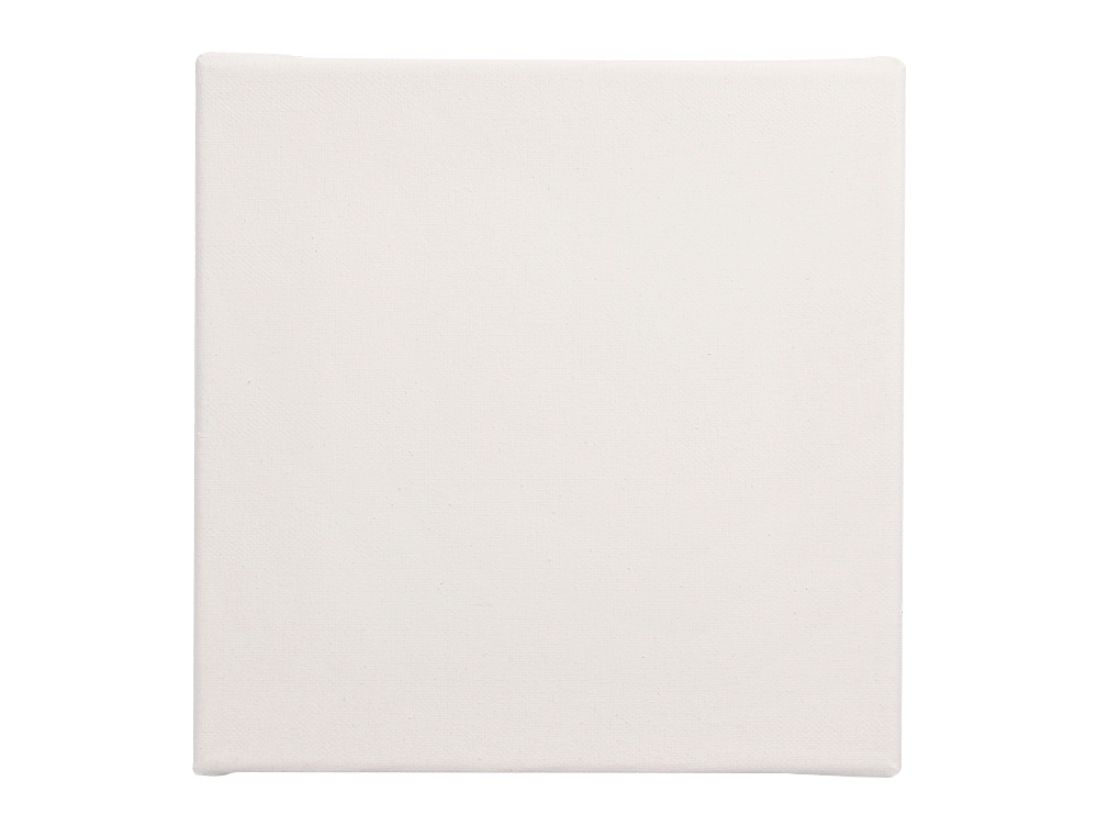 BASTIDOR LIDERCOLOR LIENZO GRAPADO LATERAL ALGODON 100% 12X12 CM