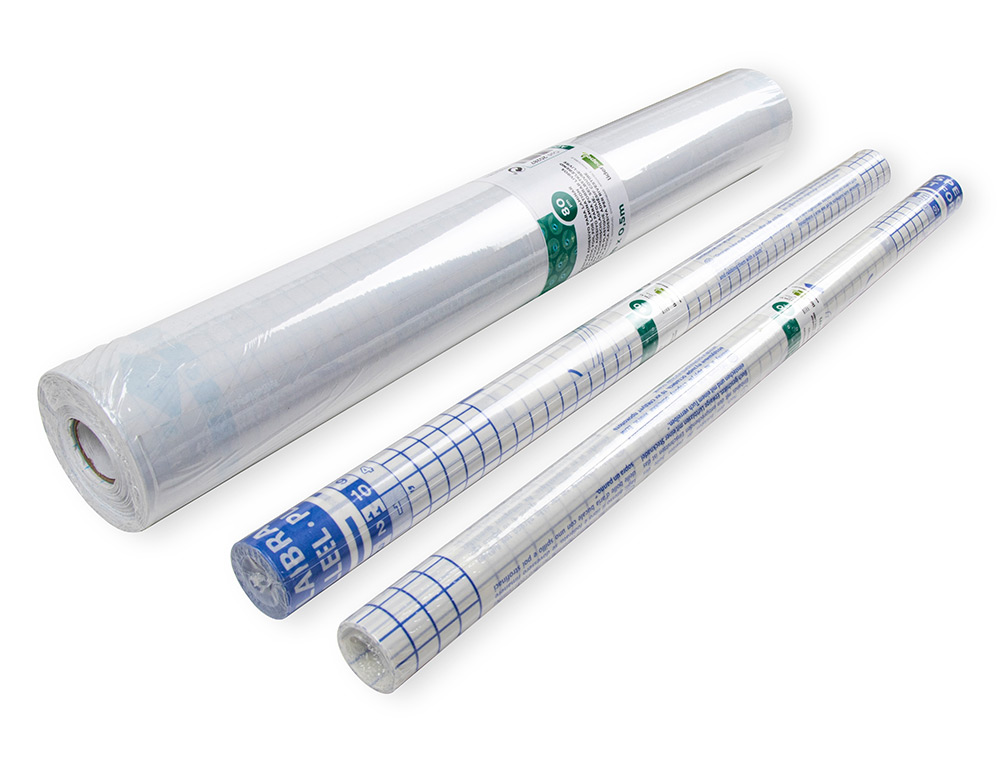 ROLLO PLASTICO ADHESIVO LIDERPAPEL 0,50X3 MT. 8O MICRAS FORRALIBROS REMOVIBLE