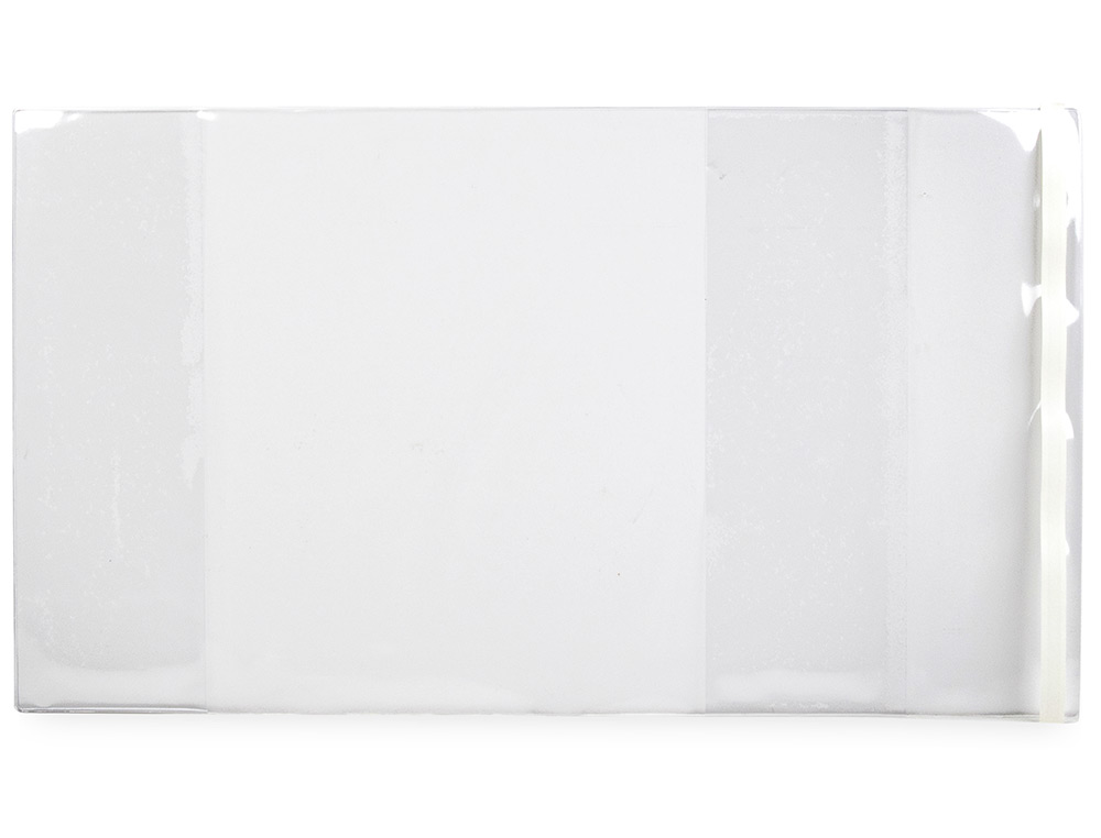 FORRALIBRO LIDERPAPEL Nº30 CON SOLAPA AJUSTABLE ADHESIVO 301 X 530 MM