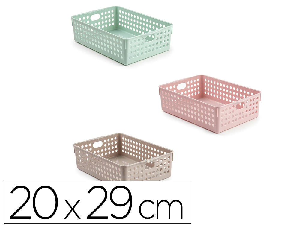 CESTA ORDENACION PLASTIFORTE ATLAS N 3 200X290 MM COLORES SURTIDOS